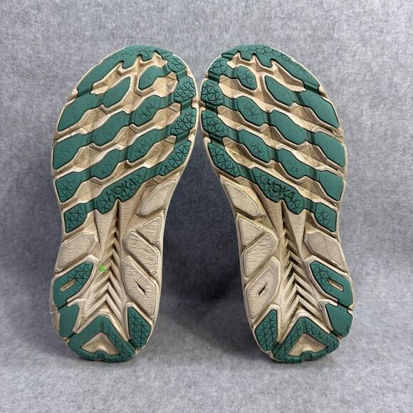 Hoka One One Clifton 8 Women Shoe Size 9B Blue Red Low Top Road Running Sneaker - Picture 8 of 9